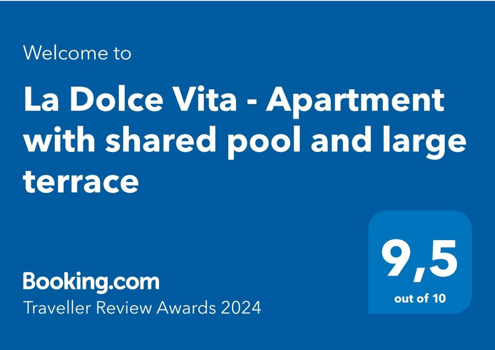 La Dolce Vita - Apartment With Shared Pool And Large Terrace Lido delle Nazioni Luaran gambar